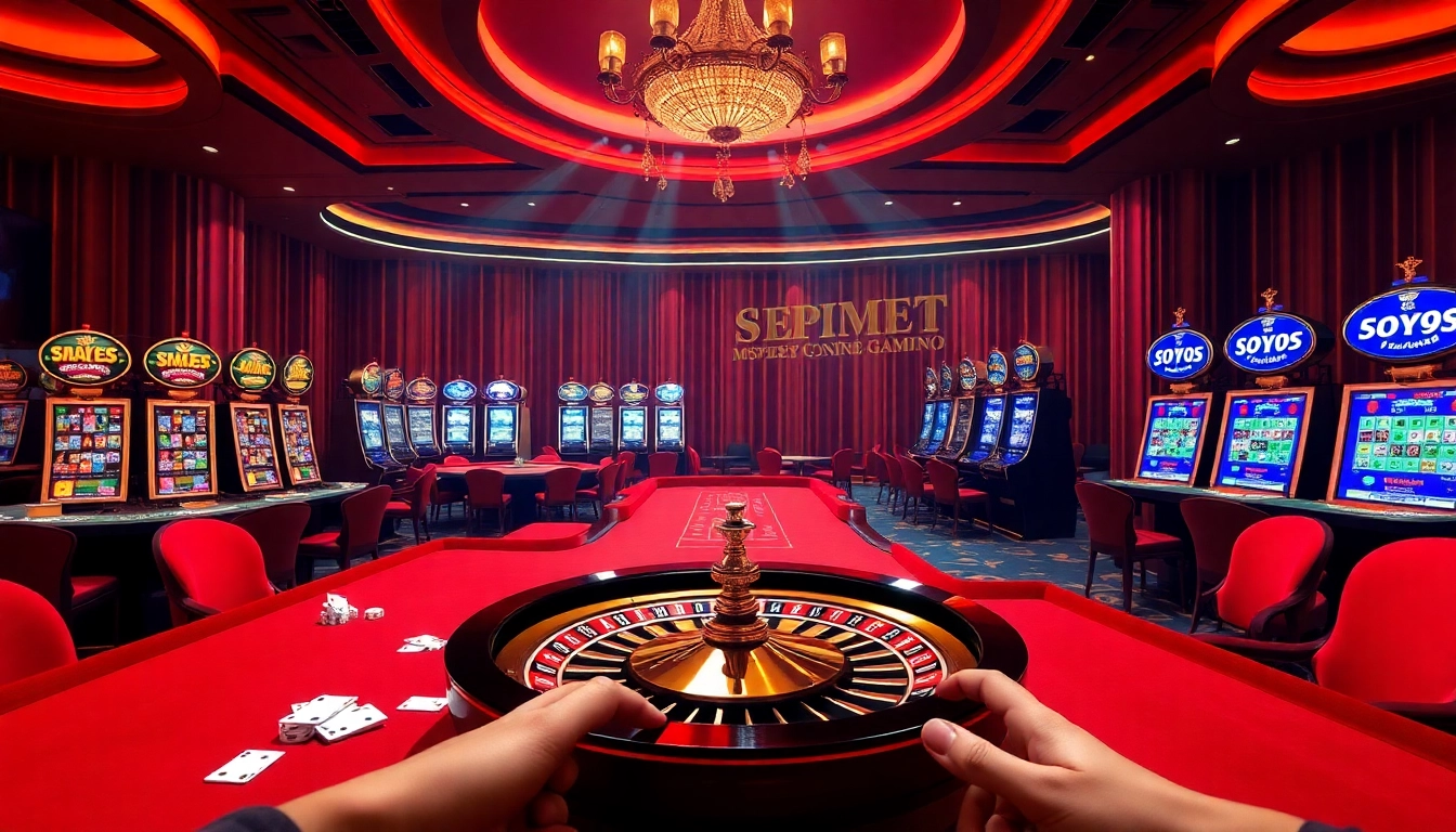 Engaging view of MM88 online casino with vibrant slots, poker, and roulette features.