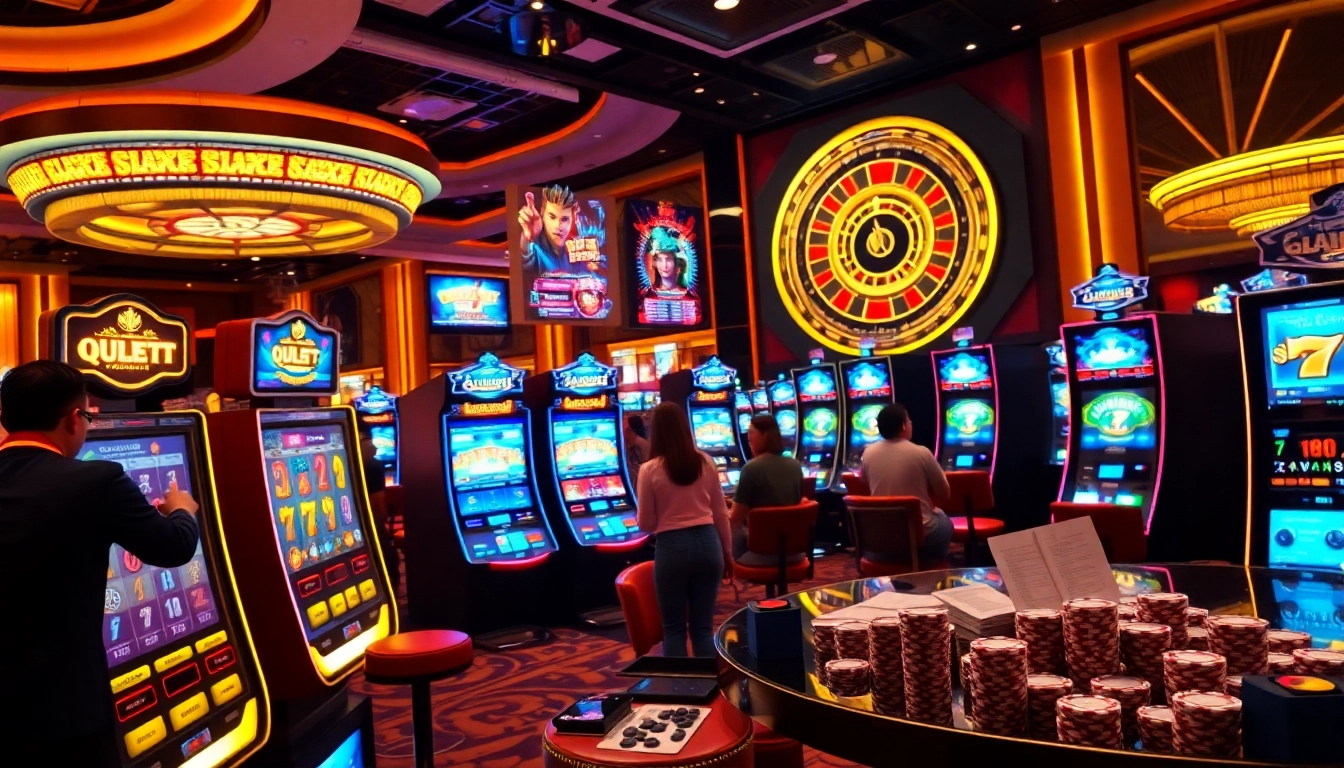 Engage in the thrill of winning big at Situs Slot Gacor with vibrant slot machines and high-stakes poker action.