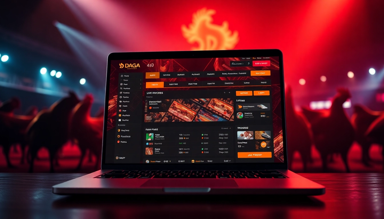 Experience live cockfighting excitement and online betting at dagawin.live with a user-friendly interface.