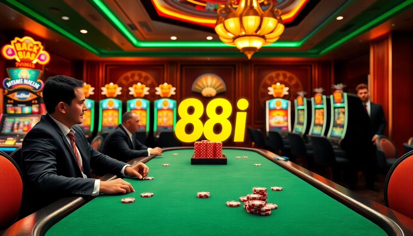 Experience the thrill of winning at 88i with lavish casino tables and exciting gaming features.
