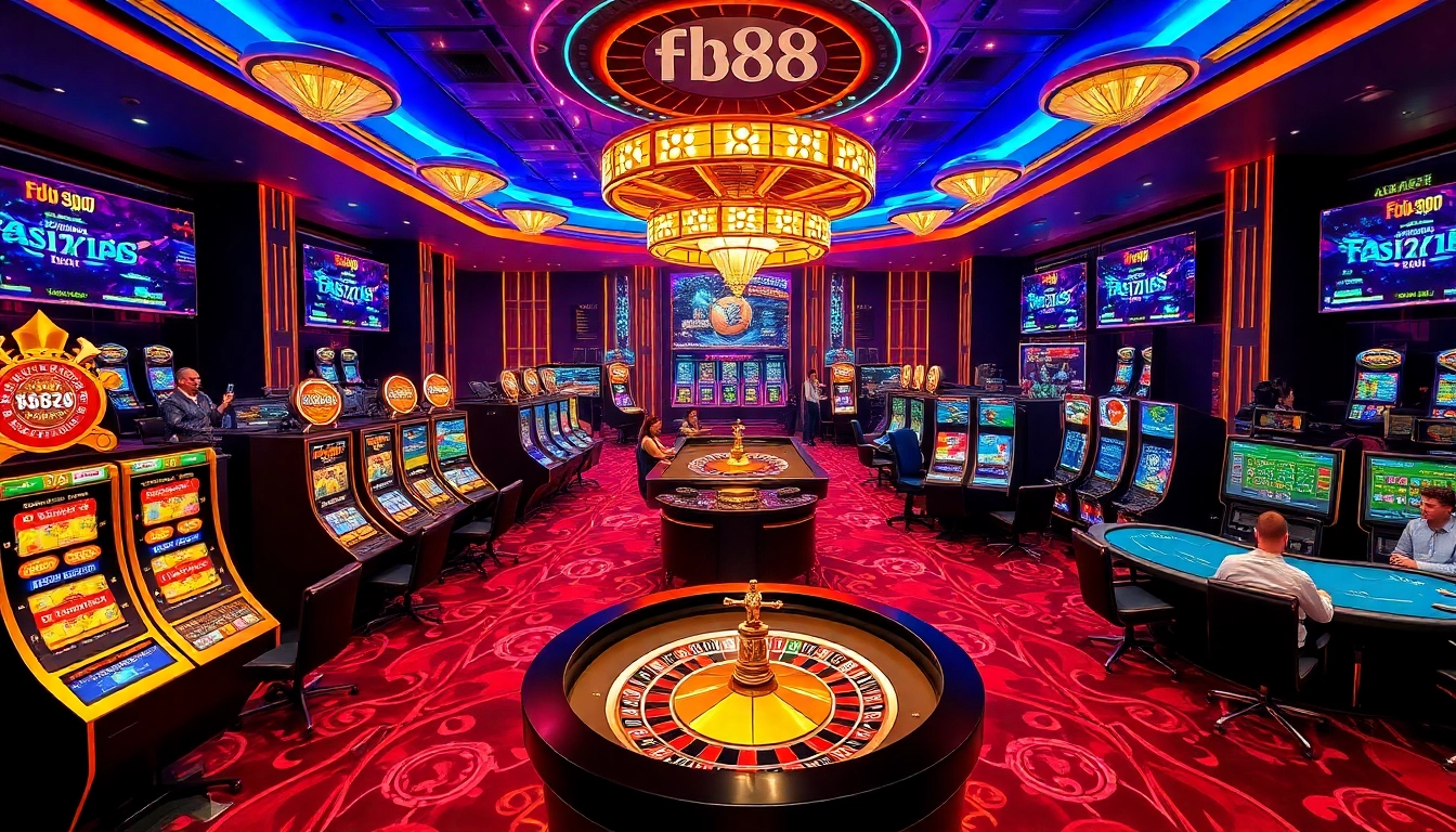 Experience exciting gambling action at fb88 with live dealers and thrilling betting tables.