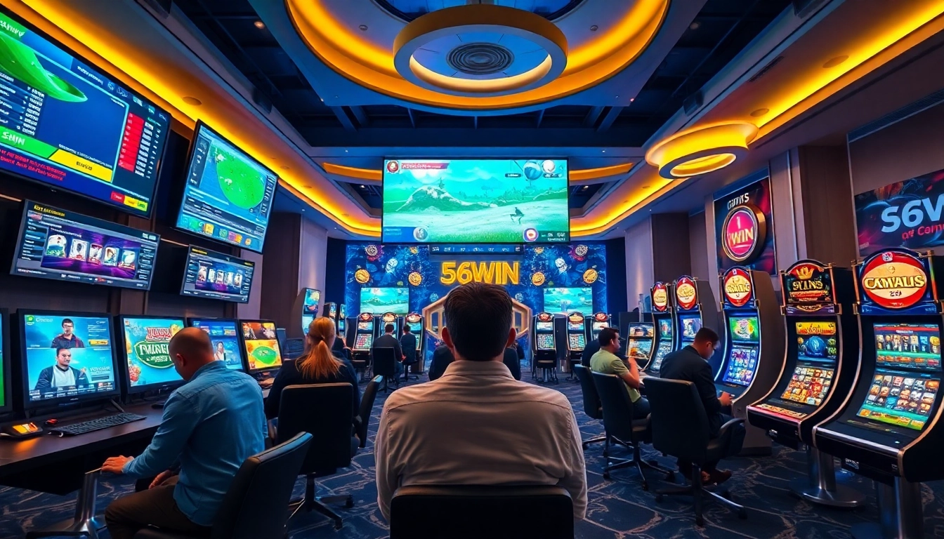 Engaging online betting experience at 56WIN with vibrant casino games.
